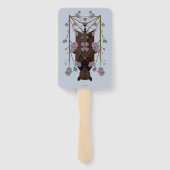 飛んでいるキツネスカイブルーハンドファン ハンドファン (裏面)