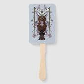 飛んでいるキツネスカイブルーハンドファン ハンドファン (正面)