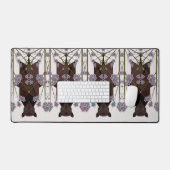 飛んでいるキツネデスクマット デスクマット (キーボード&マウス)