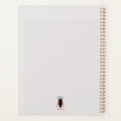 飛んでいるキツネプランナー8.5x11 プランナー手帳 (裏面)