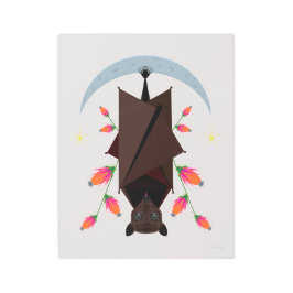 飛んでいるキツネ11x14金属プリント メタルプリント