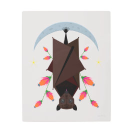 飛んでいるキツネ16x20メタルプリント メタルプリント