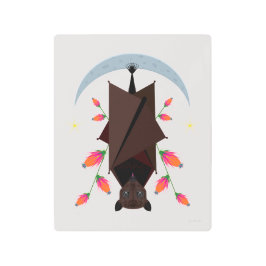 飛んでいるキツネ8x10金属プリント メタルプリント