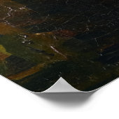 飛んでいるキツネ、1884年ビンセント・ヴァン・ゴッホ ポスター (角)