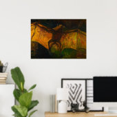 飛んでいるキツネ、1884年ビンセント・ヴァン・ゴッホ ポスター (ホームオフィス)