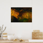 飛んでいるキツネ、1884年ビンセント・ヴァン・ゴッホ ポスター (キッチン)