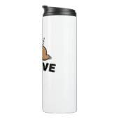 飛んでいるクールス信じおもしろいDESIG タンブラー (回転右)