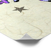 飛んでいるスカル ポスター (角)