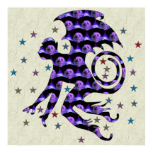 飛んでいるスカル