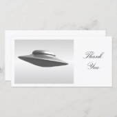 飛んでいるソーサー – ありがとう サンキューカード (正面/裏面)