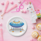 飛んでいるソーサーUFO ペーパープレート (パーティー)