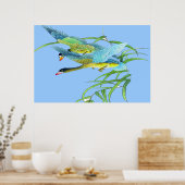 飛んでいるダックスのポスタースケッチ2 ポスター (キッチン)