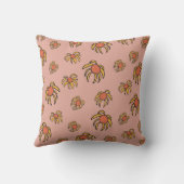 飛んでいるデイジー春と夏デザイン クッション (裏面)