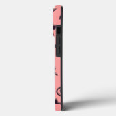 飛んでいるハロウィーンの夜3Dで半月の間の魔女 Case-Mate iPhoneケース (裏面 / 左)