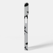飛んでいるハロウィーンの夜3Dで半月の間の魔女 Case-Mate iPhoneケース (裏面 / 右)