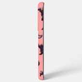 飛んでいるハロウィーンの夜3Dで半月の間の魔女 SAMSUNG GALAXYケース (裏面横)