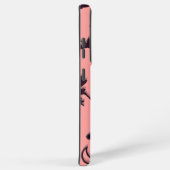 飛んでいるハロウィーンの夜3Dで半月の間の魔女 SAMSUNG GALAXYケース (右側面)