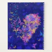 飛んでいるハート蝶プランナー プランナー手帳 (裏面)