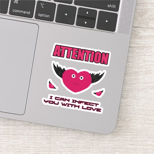 飛んでいるハート シール (詳細)