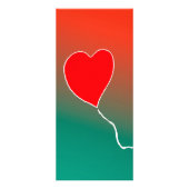 飛んでいるハート ラックカード (裏面)