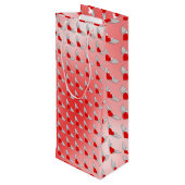 飛んでいるハート ワインギフトバッグ (裏面アングル)