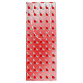 飛んでいるハート ワインギフトバッグ (裏面)