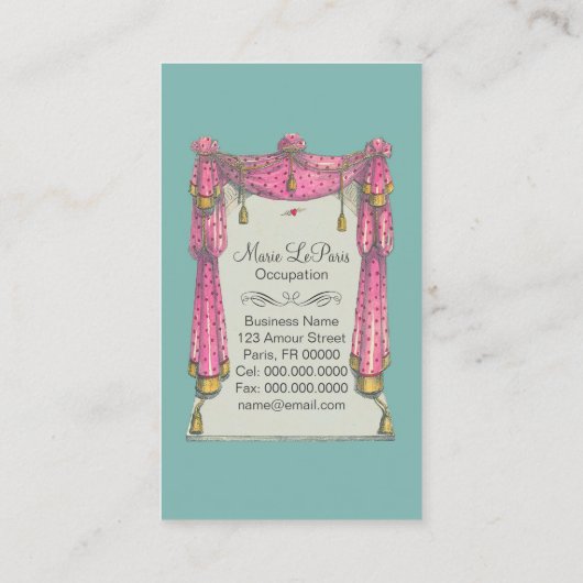 飛んでいるハート – 名刺 (裏面)