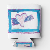 飛んでいるハート- Kids Art for CHOC 缶クーラー (裏面)