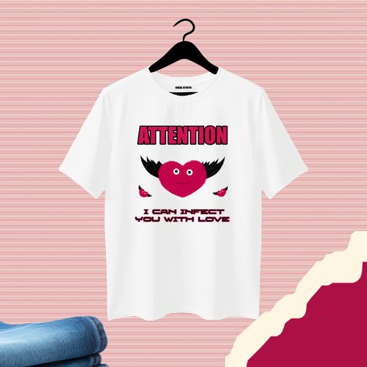 飛んでいるハート Tシャツ