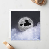 飛んでいるピグレットノートカード ノートカード (正面/裏面インサイチュ)