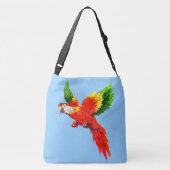 飛んでいるプリント クロスボディバッグ (裏面)