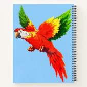 飛んでいるプリント ノートブック (裏面)