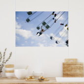 飛んでいるプリント ポスター (キッチン)