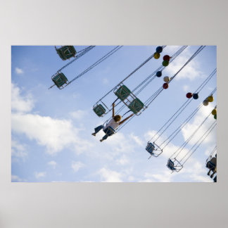 飛んでいるプリント ポスター