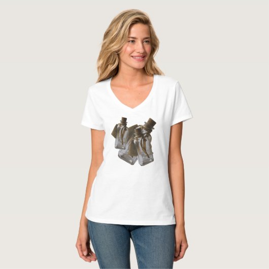 飛んでいるボトル Tシャツ (正面フル)