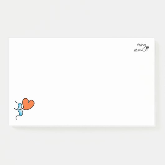 飛んでいるマックS!!!-ブルー ポストイット (正面)