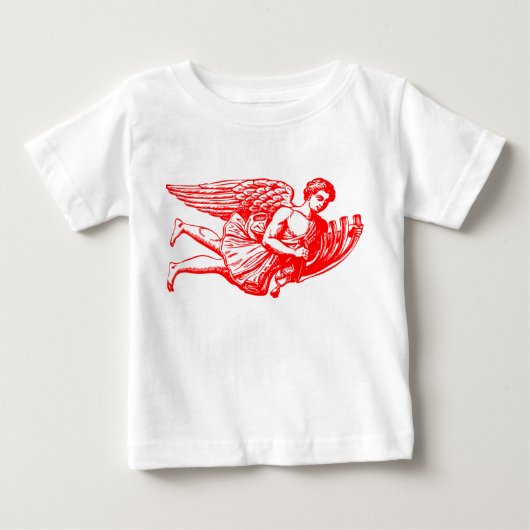 飛んでいるミュージカル ベビーTシャツ (正面)