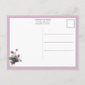 飛んでいるヴィンテージイースターエッグ忘れ&メノッツ ポストカード (裏面)