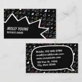 飛んでいる三角形 名刺 (正面/裏面)