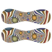 飛んでいる上へカラフルモダン抽象芸術 ソフトボール (パネル)