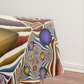 飛んでいる上へカラフルモダン、抽象芸術フラクタル テーブルクロス (インサイチュ)