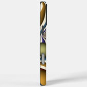飛んでいる上へカラフルモダン、抽象芸術フラクタル Case-Mate iPhoneケース (裏面 / 右)