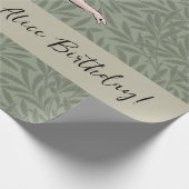 飛んでいる不思議の国のガラスのアリス ラッピングペーパー (角)