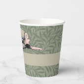 飛んでいる不思議の国のガラスのアリス 紙コップ (左)