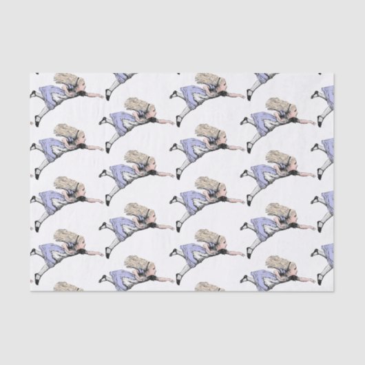 飛んでいる不思議の国のガラスのアリス 薄葉紙 (正面)