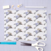 飛んでいる不思議の国のガラスのアリス 薄葉紙 (クラフト)