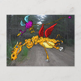 飛んでいる動物園。 ポストカード