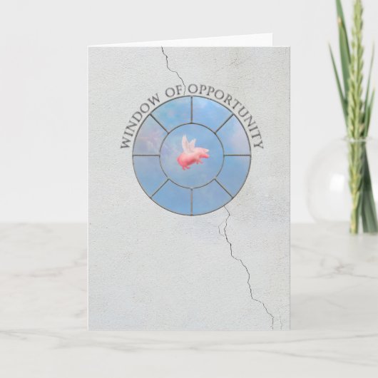 飛んでいる好機の窓 カード (正面)