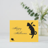 飛んでいる子猫 ポストカード (スタンド正面)