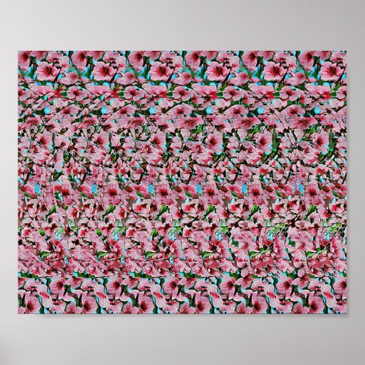 飛んでいる子豚 – 隠し3Dプリント ポスター (正面)